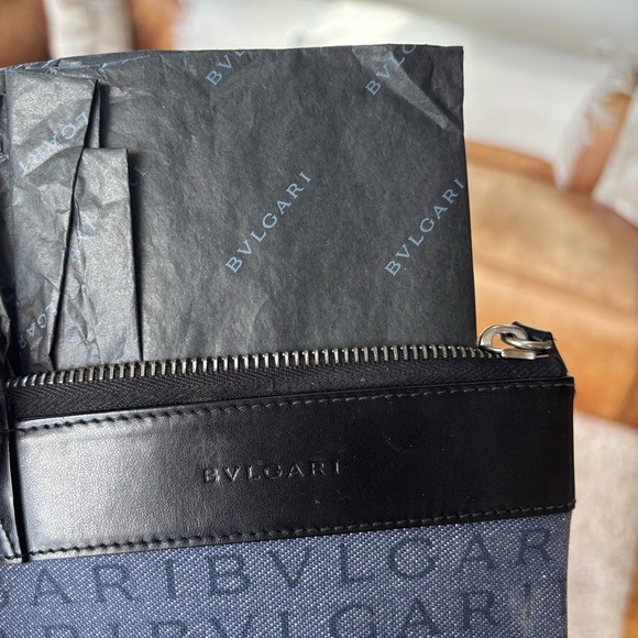 BVLGARI Monogram Canvas & Leather Mini Mania Shoulder Bag - Picture 3 of 13